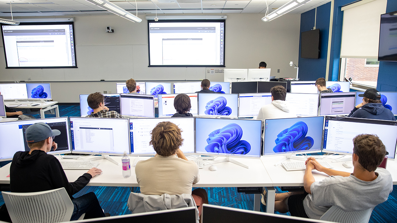 UW-Platteville's newly renovated Cyberlab opened this year.