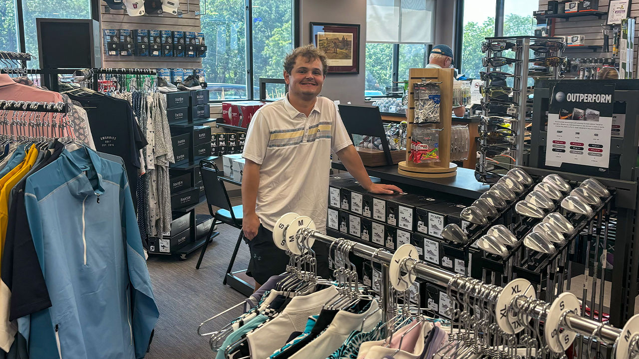 Kyle Quinn has been working in the Lacoma Golf Shop for the past four seasons. 