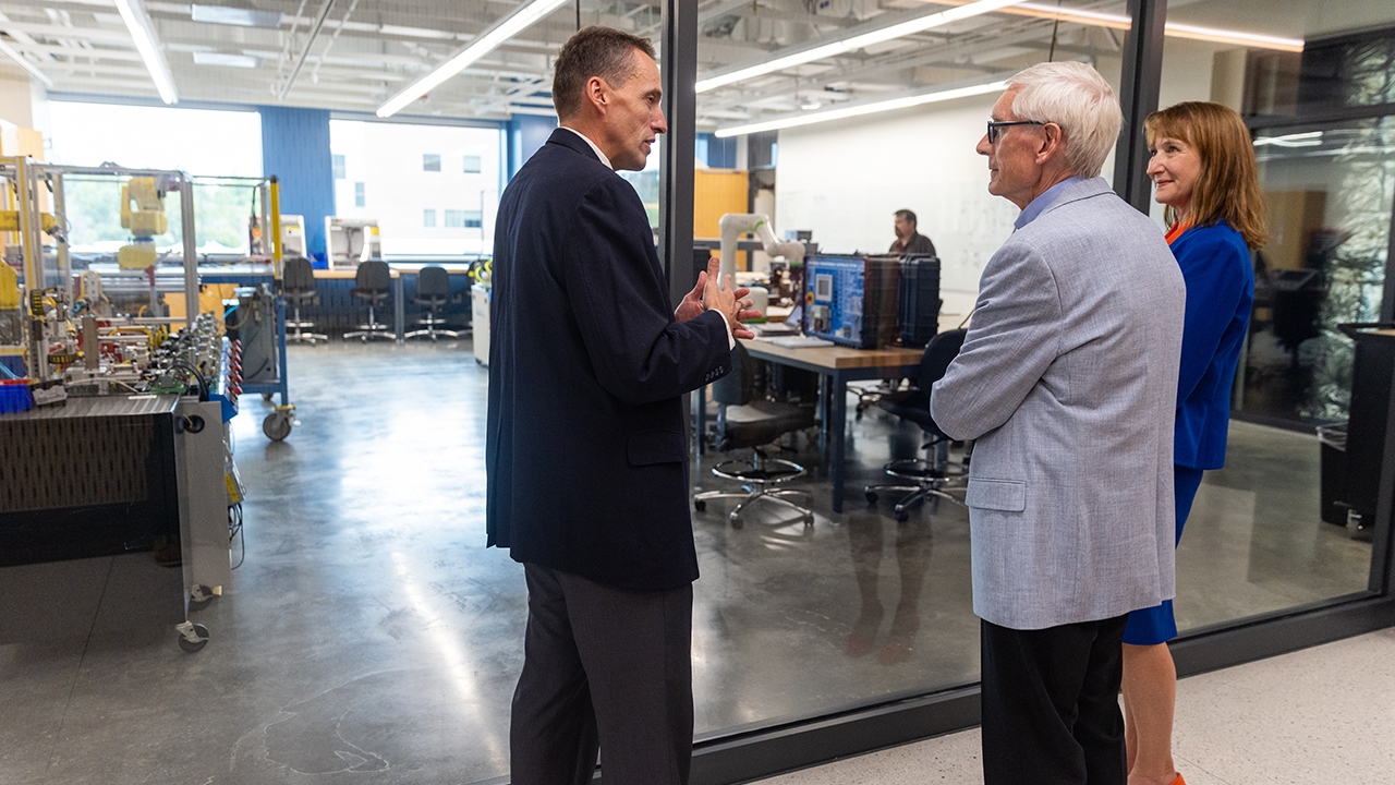 Dean Parker provides a tour of the Internet of Things Lab.