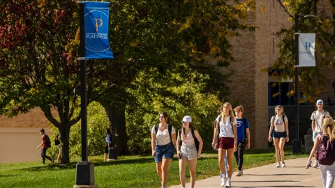 Campus in the fall