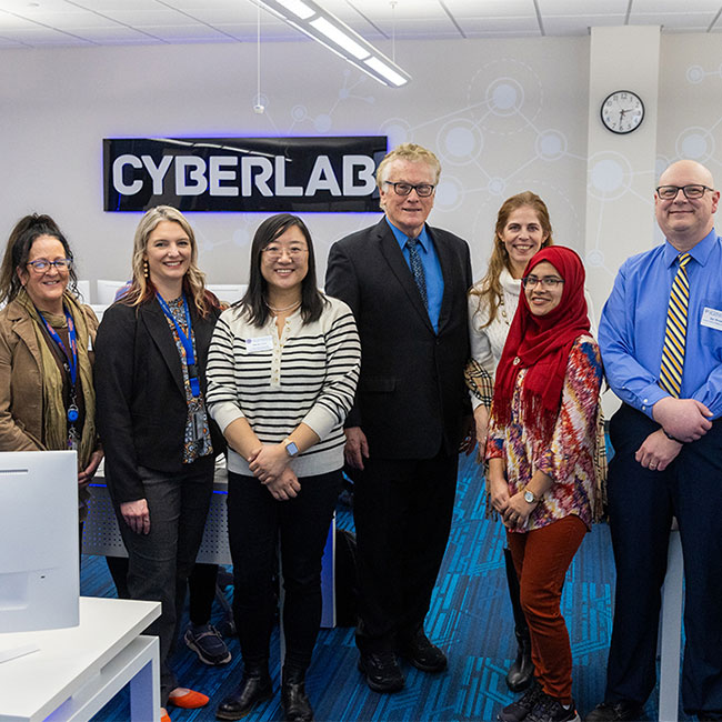 grand opening of its newly renovated Cyberlab