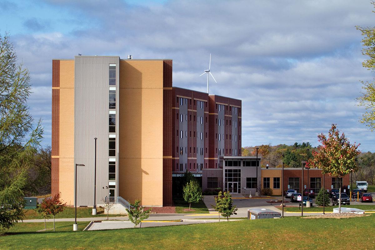 Southwest Hall exterior view