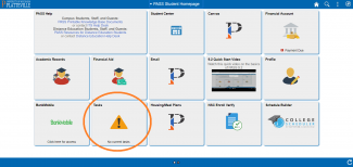 PASS dashboard tiles