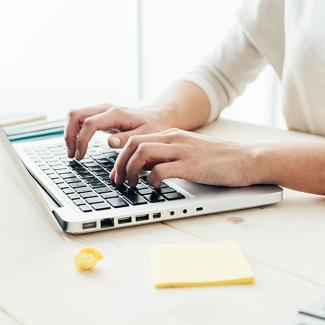 Woman on laptop