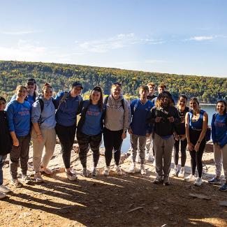 Students on field trip