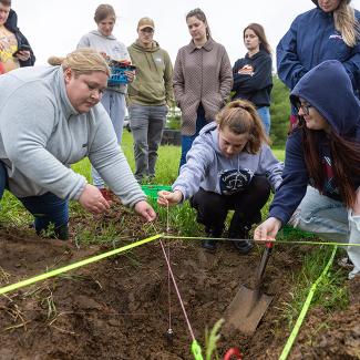 Forensic investigation students